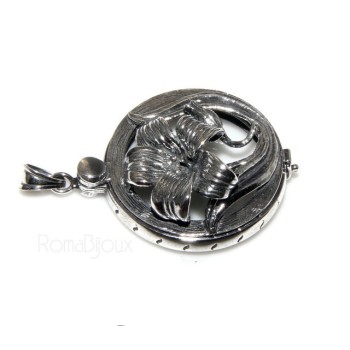 RMB| Lunga collana 3 fili e grande cammeo sardonico con mega perle barocche naturali