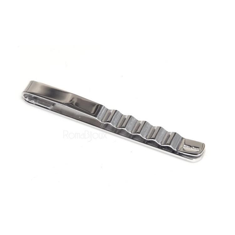 RMB|Keychain keyring man or woman plate machined oval glossy all 925 Silver Massif 16 gr