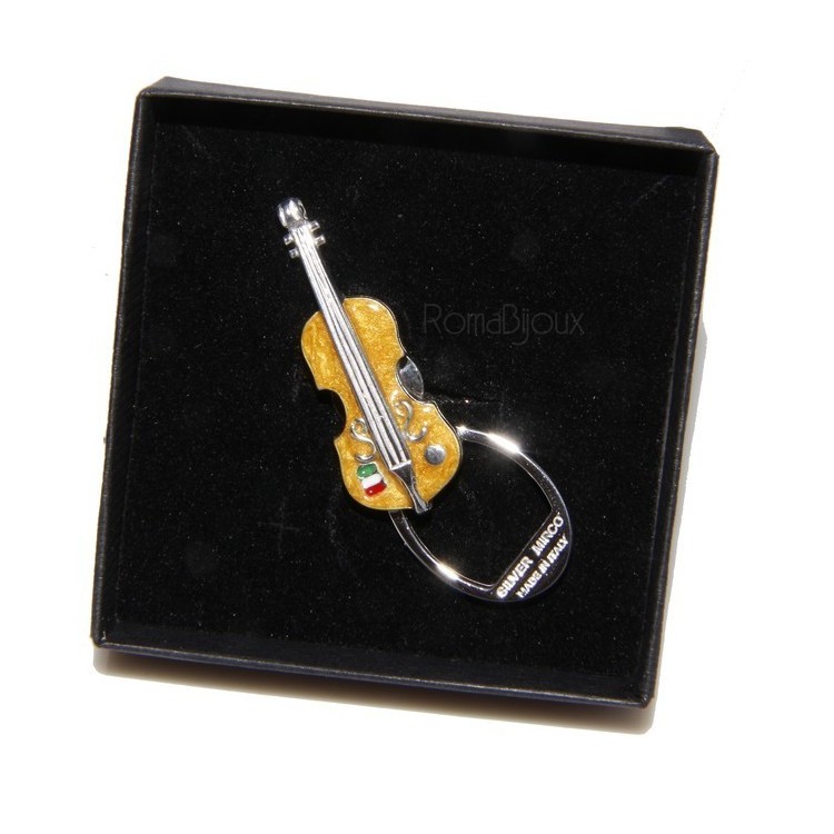 RMB|Keychain keyring man or woman plate machined oval glossy all 925 Silver Massif 16 gr