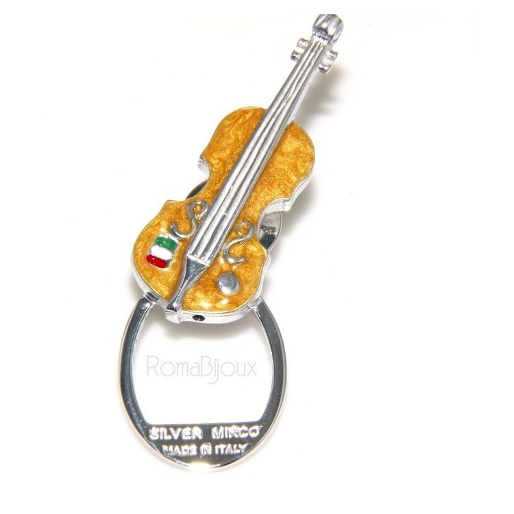 RMB|Keychain keyring man or woman plate machined oval glossy all 925 Silver Massif 16 gr