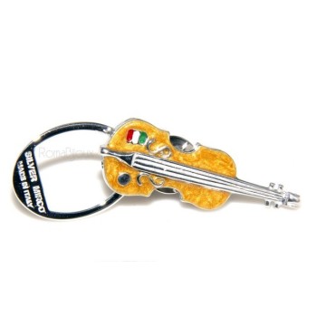 RMB|Keychain keyring man or woman plate machined oval glossy all 925 Silver Massif 16 gr