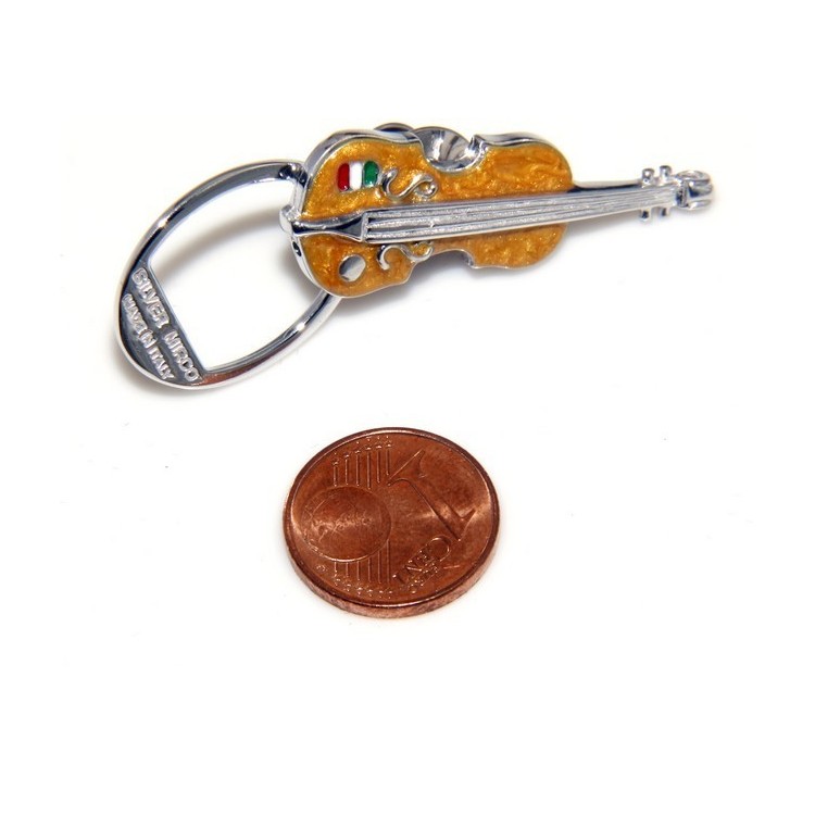 RMB|Keychain keyring man or woman plate machined oval glossy all 925 Silver Massif 16 gr