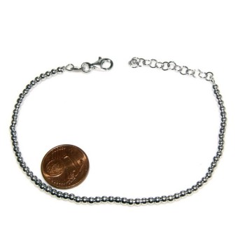 RMB|ARGENTO 925 : Collana e Bracciale uomo catena figaro 5 mm modello 3 + 1 sbiancata e piena