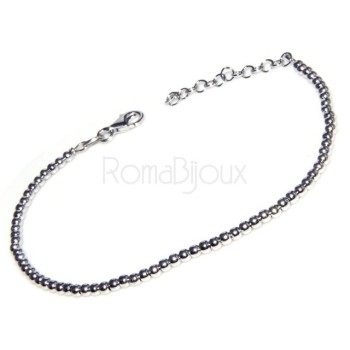 RMB|ARGENTO 925 : Collana e Bracciale uomo catena figaro 5 mm modello 3 + 1 sbiancata e piena