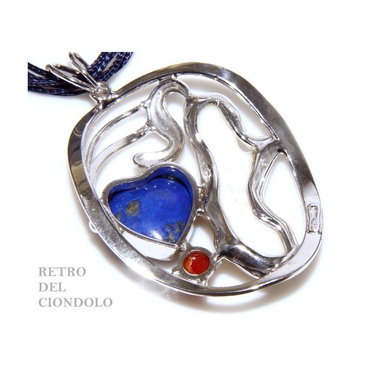 RMB|Argento 925 : Anello donna regolabile realizzato a mano con stella di corallo rosso naturale