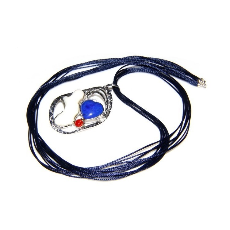 RMB|Argento 925 : Anello donna regolabile realizzato a mano con stella di corallo rosso naturale