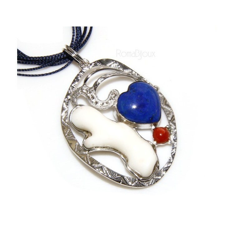 RMB|Argento 925 : Anello donna regolabile realizzato a mano con stella di corallo rosso naturale