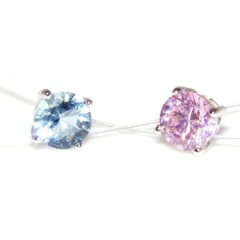 RMB|Argento 925 : Collana Collier uomo donna punto luce brillante zircone bianco da 2 a 10 mm