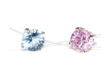 RMB|Argento 925 : Collana Collier uomo donna punto luce brillante zircone bianco da 2 a 10 mm