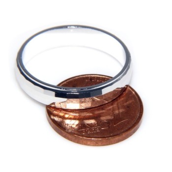 RMB|925: Ring faith record diamond massive 6 mm oblique and horizontal all measures