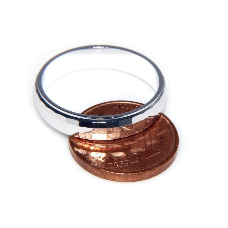 RMB|925: Ring faith record diamond massive 6 mm oblique and horizontal all measures