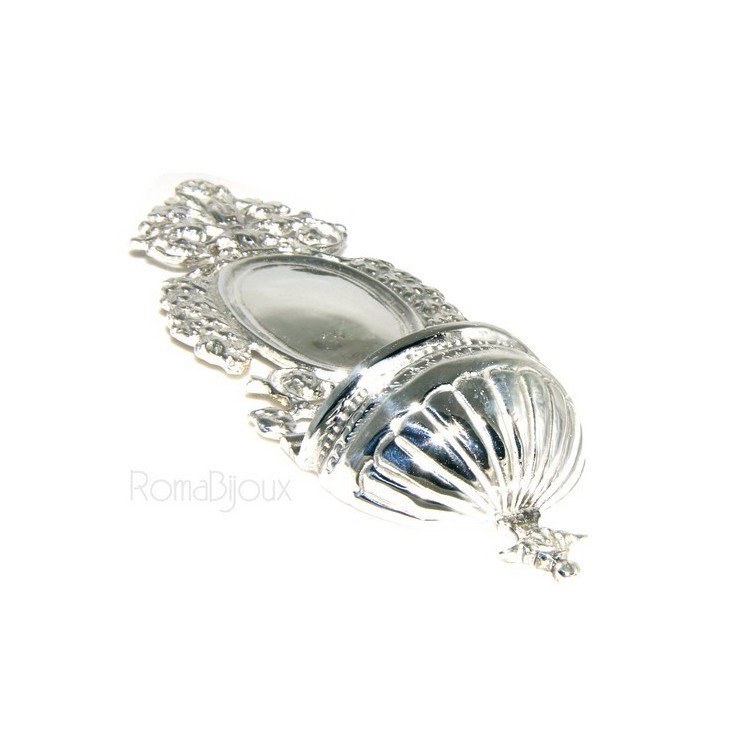 RMB|collana con centrale cuore doppio brillanti micropietre