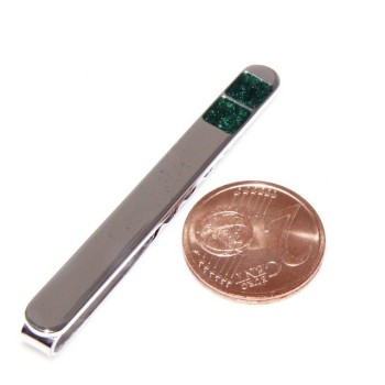 RMB|Portachiavi uomo o donna targa lavorata ovale lucida tutto in Argento 925 Massiccio 16 gr