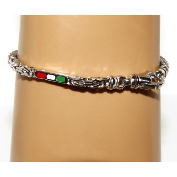 RMB|bracciale massiccio argento 925, made in italy