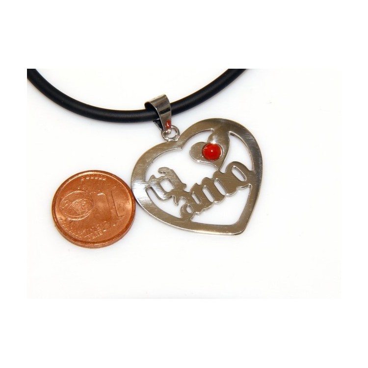 RMB|925: woman adjustable ring handmade with natural red coral star