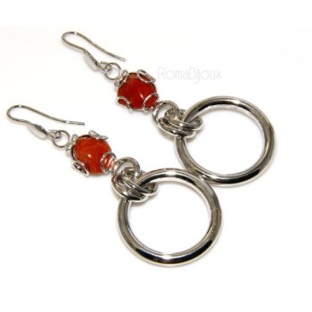 RMB|Argento 925 in galvanica oro giallo: Anello con cammeo sardonico GRANDE ovale Gufo Amuleto