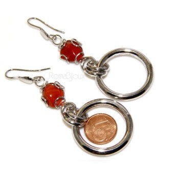 RMB|Argento 925 in galvanica oro giallo: Anello con cammeo sardonico GRANDE ovale Gufo Amuleto