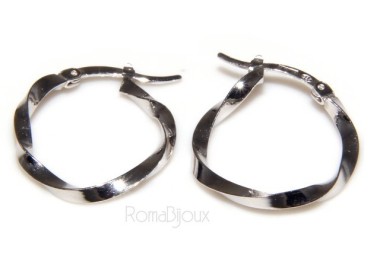 RMB|Argento 925 : orecchini uomo donna anelle cerchi cerchietti classici varie misure