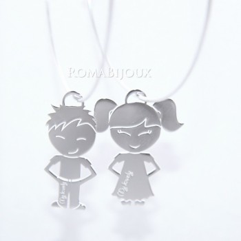 RMB|Argento 925 : orecchini donna mamma tato e tata ragazzo ragazza anelle cerchi grandi