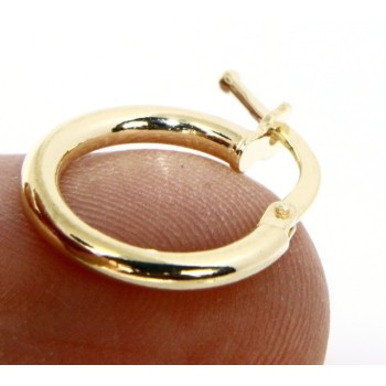 RMB|Argento 925 : orecchini uomo donna anelle cerchi cerchietti classici varie misure