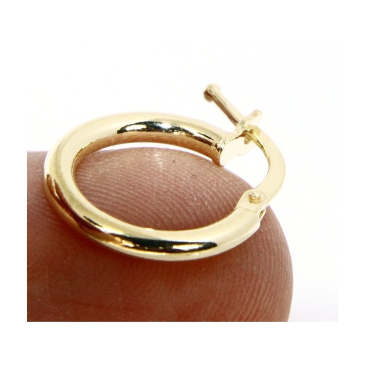 RMB|Argento 925 : orecchini uomo donna anelle cerchi cerchietti classici varie misure