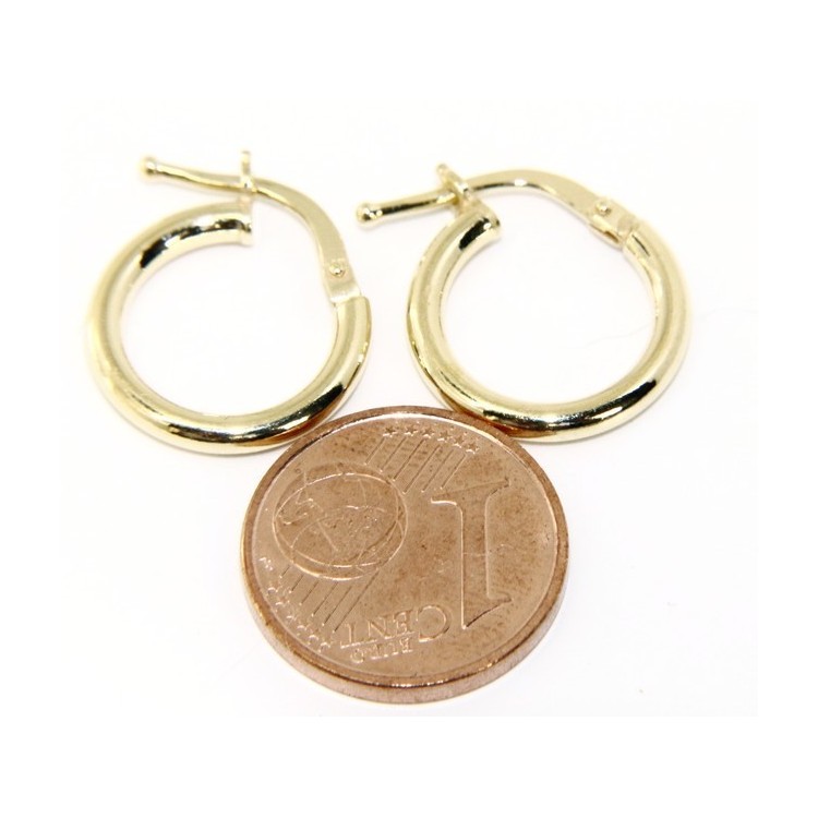 RMB|Argento 925 : orecchini uomo donna anelle cerchi cerchietti classici varie misure