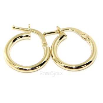 RMB|Argento 925 : orecchini uomo donna anelle cerchi cerchietti classici varie misure