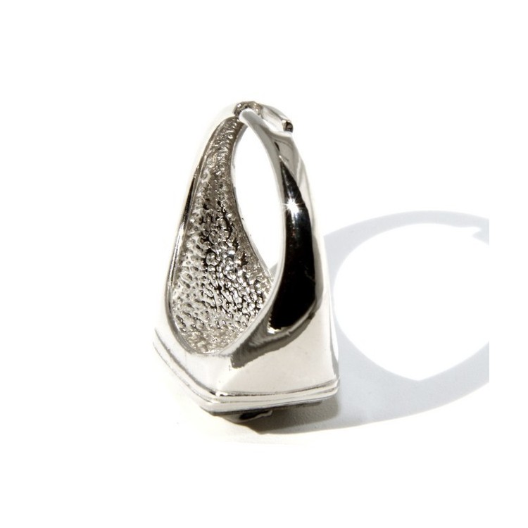 RMB|Anello Argento 925 da uomo mignolo a scudo quadrato teschio misura regolabile