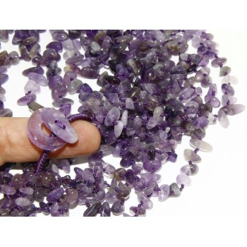 RMB|Necklace by Donna Collier Cleopatra 8 wires Natural purple amethyst