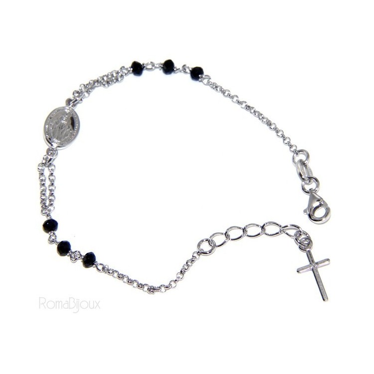 RMB|Rosary bracelet male female 925 image madonna 16 19 cm
