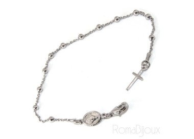 RMB|Rosary bracelet man or woman in 925 miraculous Madonna 18