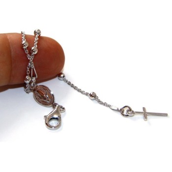 RMB|Rosary bracelet man or woman in 925 miraculous Madonna 18