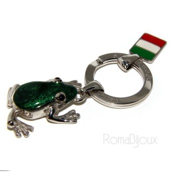 RMB|Keyrings man or woman KeyRing frog frog enamel fire handmade, all 925 17.80 g - amulet