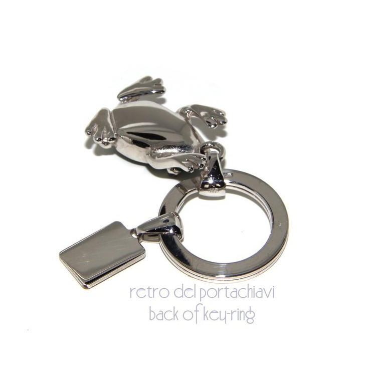 RMB|Keyrings man or woman KeyRing frog frog enamel fire handmade, all 925 17.80 g - amulet