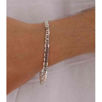 RMB|SILVER 925: necklace or bracelet man marine link chain 8.5 x 5 clear massive