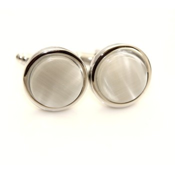 RMB|Gemeli per camicia da uomo con occhio di gatto tondo o ovale