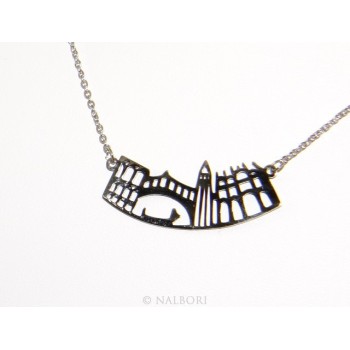 RMB|Steel: Exclusive necklace forzatina city skyline souvenirs of Italy Venice