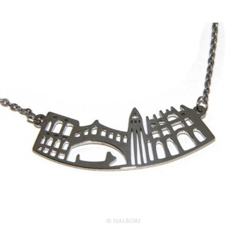 RMB|Steel: Exclusive necklace forzatina city skyline souvenirs of Italy Venice