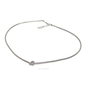 RMB|925: Necklace fox tail wire with simple knot for men and women Nalbori