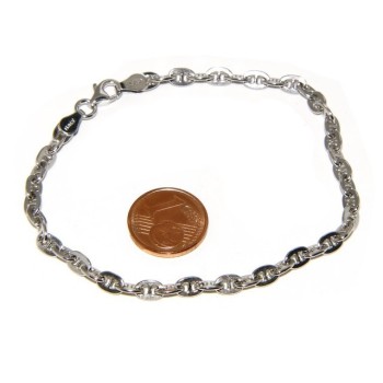 RMB|SILVER 925: vintage style bracelet crossbar 6 x 8 big man woman various measures