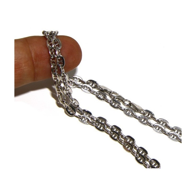 RMB|SILVER 925: vintage style bracelet crossbar 6 x 8 big man woman various measures