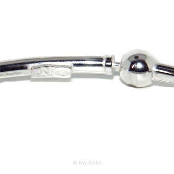 RMB|SILVER 925: woman bracelet for patented CHARMs BEADS closing pendants oval midsize