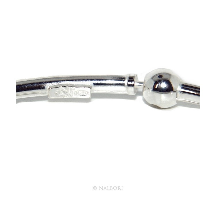 RMB|SILVER 925: woman bracelet for patented CHARMs BEADS closing pendants oval midsize
