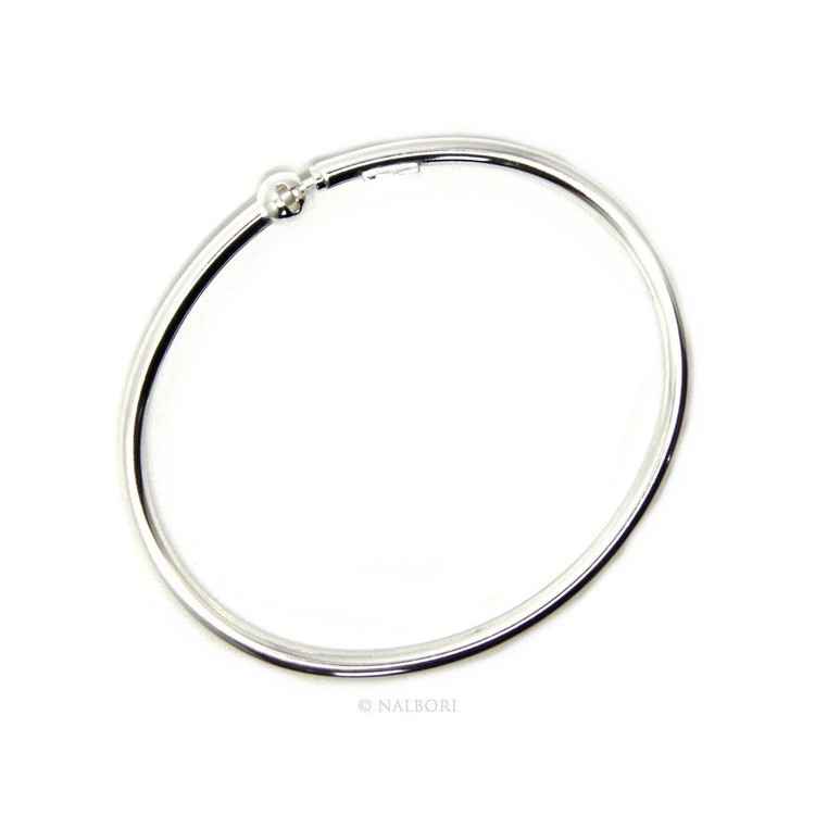 RMB|SILVER 925: woman bracelet for patented CHARMs BEADS closing pendants oval midsize