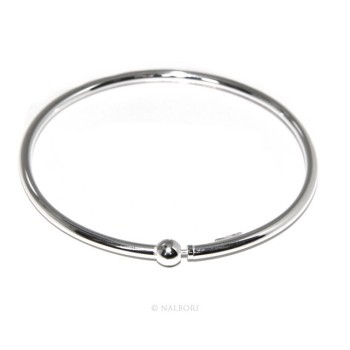RMB|SILVER 925: woman bracelet for patented CHARMs BEADS closing pendants oval midsize