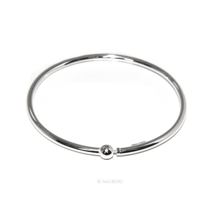 RMB|SILVER 925: woman bracelet for patented CHARMs BEADS closing pendants oval midsize