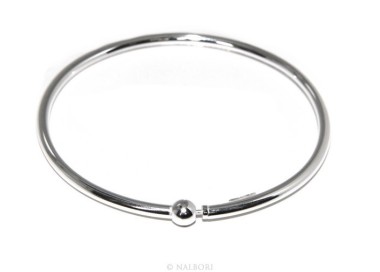 RMB|SILVER 925: woman bracelet for patented CHARMs BEADS closing pendants oval midsize
