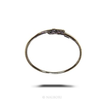 RMB|ARGENTO 925 : Bracciale uomo o donna schiava aperto SERPENTE brunito - Simboli di Nalbori