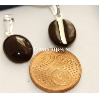 RMB|Ciondolo Argento 925 : chicco di caffè !!