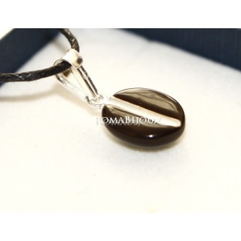 RMB|Ciondolo Argento 925 : chicco di caffè !!